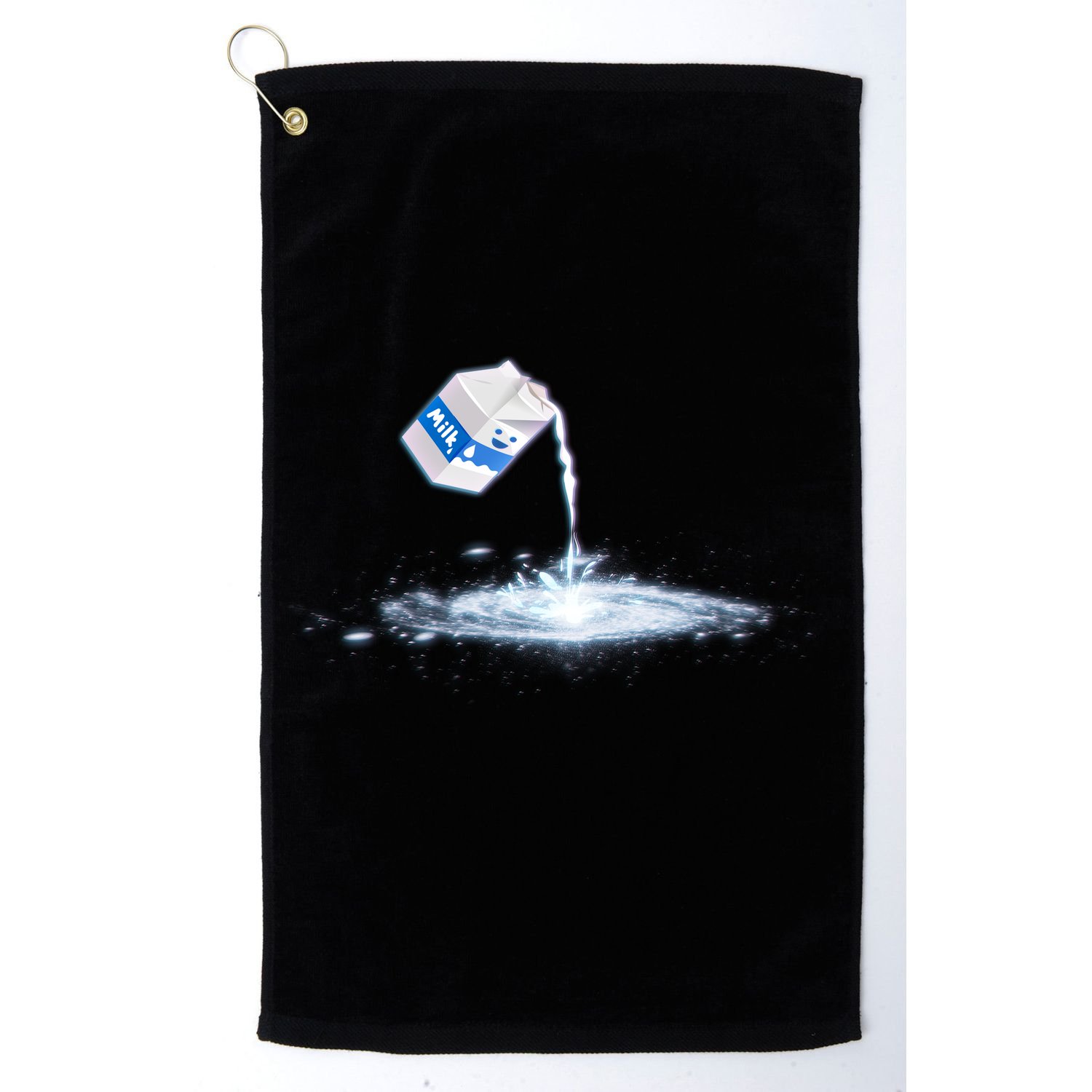 Milky Way Milk Carton Golf Towel