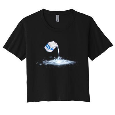 Milky Way Milk Carton Crop Top
