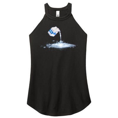 Milky Way Milk Carton Women’s Perfect Tri Rocker Tank