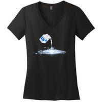 Milky Way Milk Carton Women's V-Neck T-Shirt