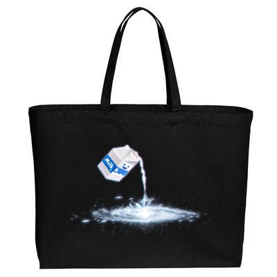 Milky Way Milk Carton Cotton Canvas Jumbo Tote