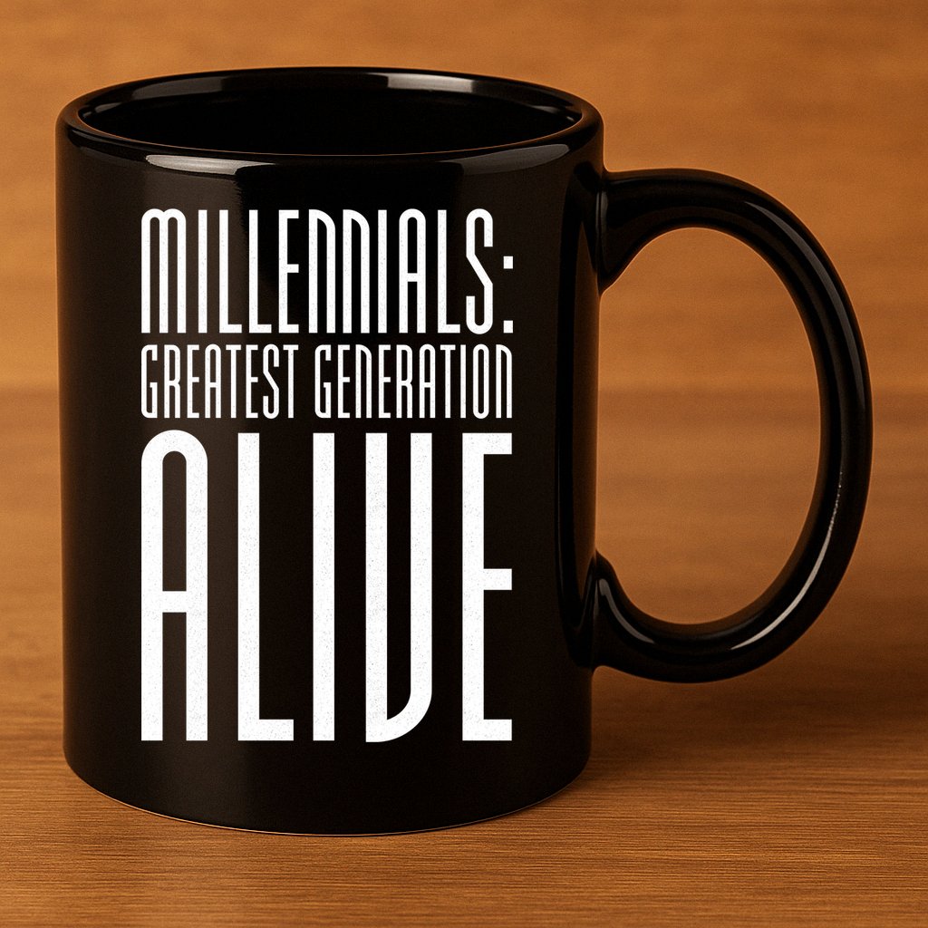 Millennials Greatest Generation Alive 11oz C Handle Ceramic Mug