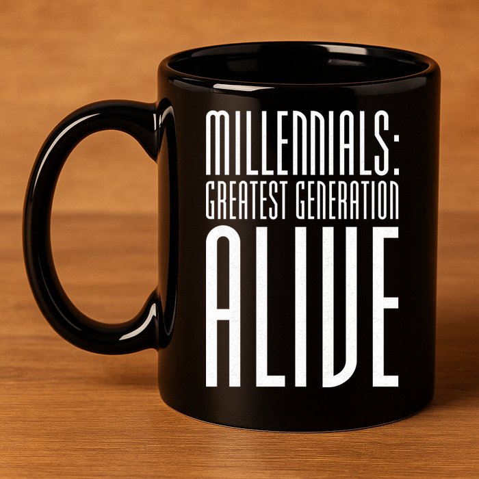 Millennials Greatest Generation Alive 11oz C Handle Ceramic Mug
