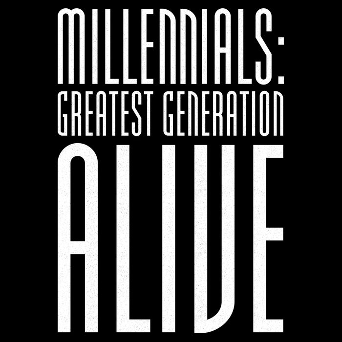Millennials Greatest Generation Alive Youth Performance Sprint T-Shirt