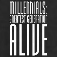 Millennials Greatest Generation Alive Golf Towel