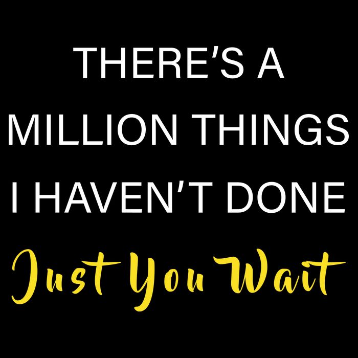 Million Things I Haven't Done You Just Wait Wool Snapback Cap