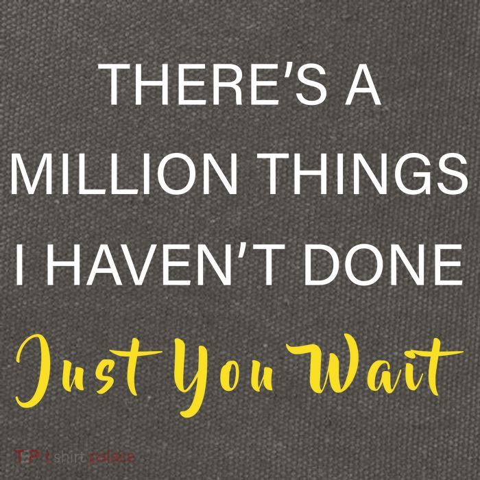 Million Things I Haven't Done You Just Wait Cotton Canvas Backpack