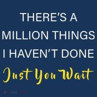 Million Things I Haven't Done You Just Wait Sustainable Knit Beanie