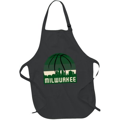 Milwaukee Basketball City Skyline Apron