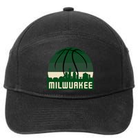 Milwaukee Basketball City Skyline 7-Panel Snapback Hat