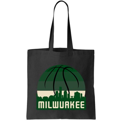 Milwaukee Basketball City Skyline Bag