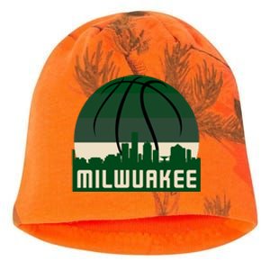 Milwaukee Basketball City Skyline Kati - Camo Knit Beanie