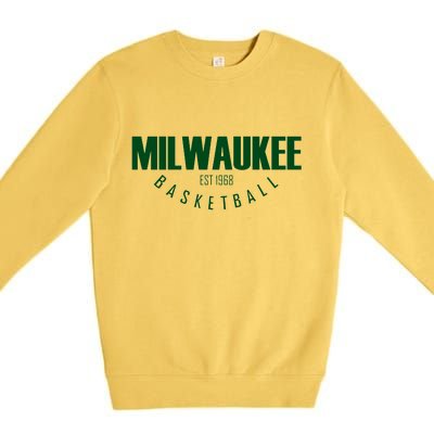 Milwaukee Basketball Classic EST 1968 Premium Crewneck Sweatshirt