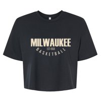 Milwaukee Basketball Classic EST 1968 Bella+Canvas Jersey Crop Tee