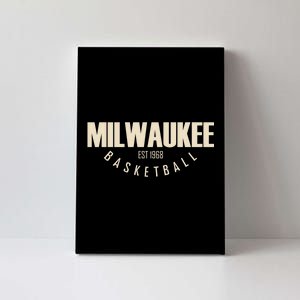 Milwaukee Basketball Classic EST 1968 Canvas