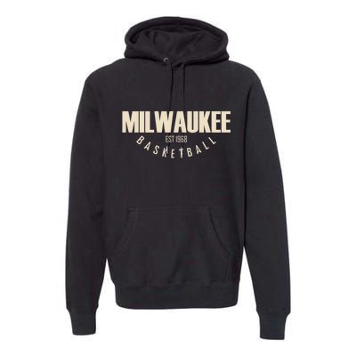 Milwaukee Basketball Classic EST 1968 Premium Hoodie