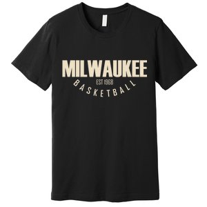 Milwaukee Basketball Classic EST 1968 Premium T-Shirt