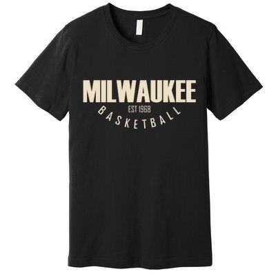 Milwaukee Basketball Classic EST 1968 Premium T-Shirt