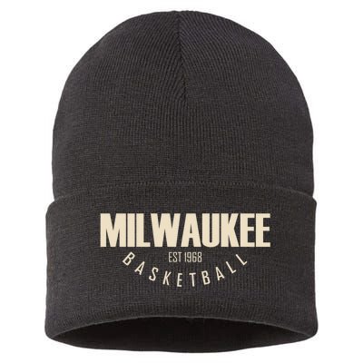 Milwaukee Basketball Classic EST 1968 Sustainable Knit Beanie