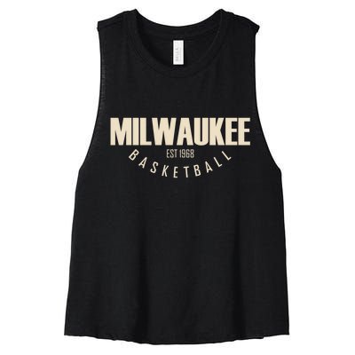 Milwaukee Basketball Classic EST 1968 Women's Racerback Cropped Tank