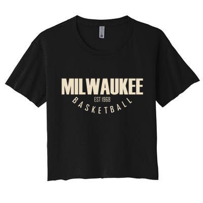 Milwaukee Basketball Classic EST 1968 Women's Crop Top Tee