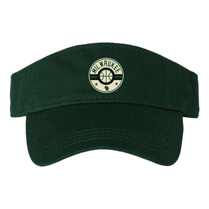 Milwaukee Basketball Stars And Stripes Wisconsin Map Visor