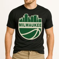 Milwaukee Basketball Wisconsin Cityscape Performance Shirt