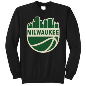 Milwaukee Basketball Wisconsin Cityscape Sweatshirt