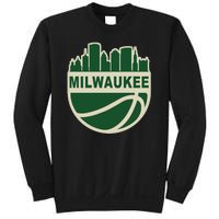 Milwaukee Basketball Wisconsin Cityscape Sweatshirt