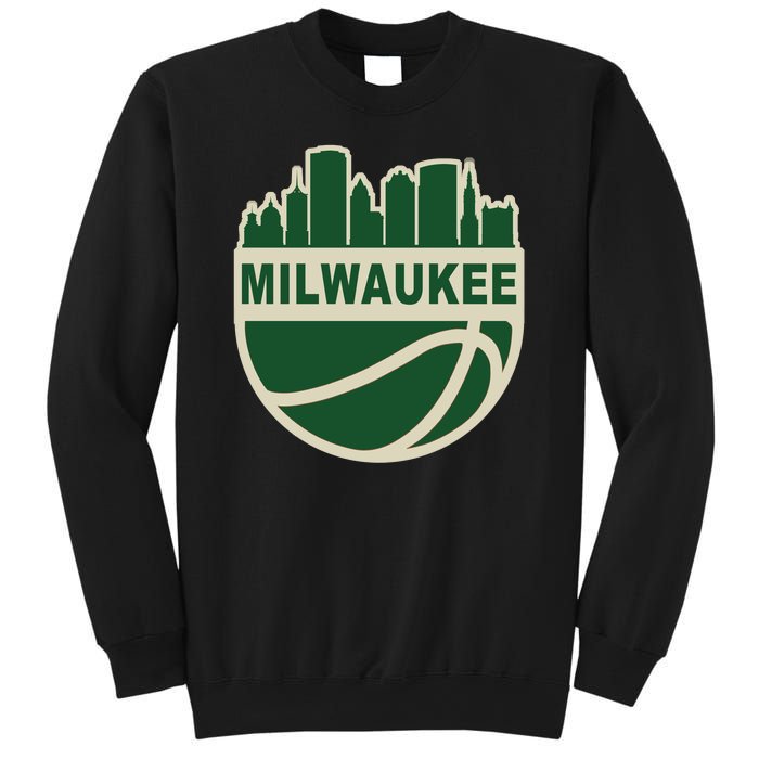 Milwaukee Basketball Wisconsin Cityscape Sweatshirt