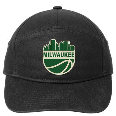 Milwaukee Basketball Wisconsin Cityscape 7-Panel Snapback Hat