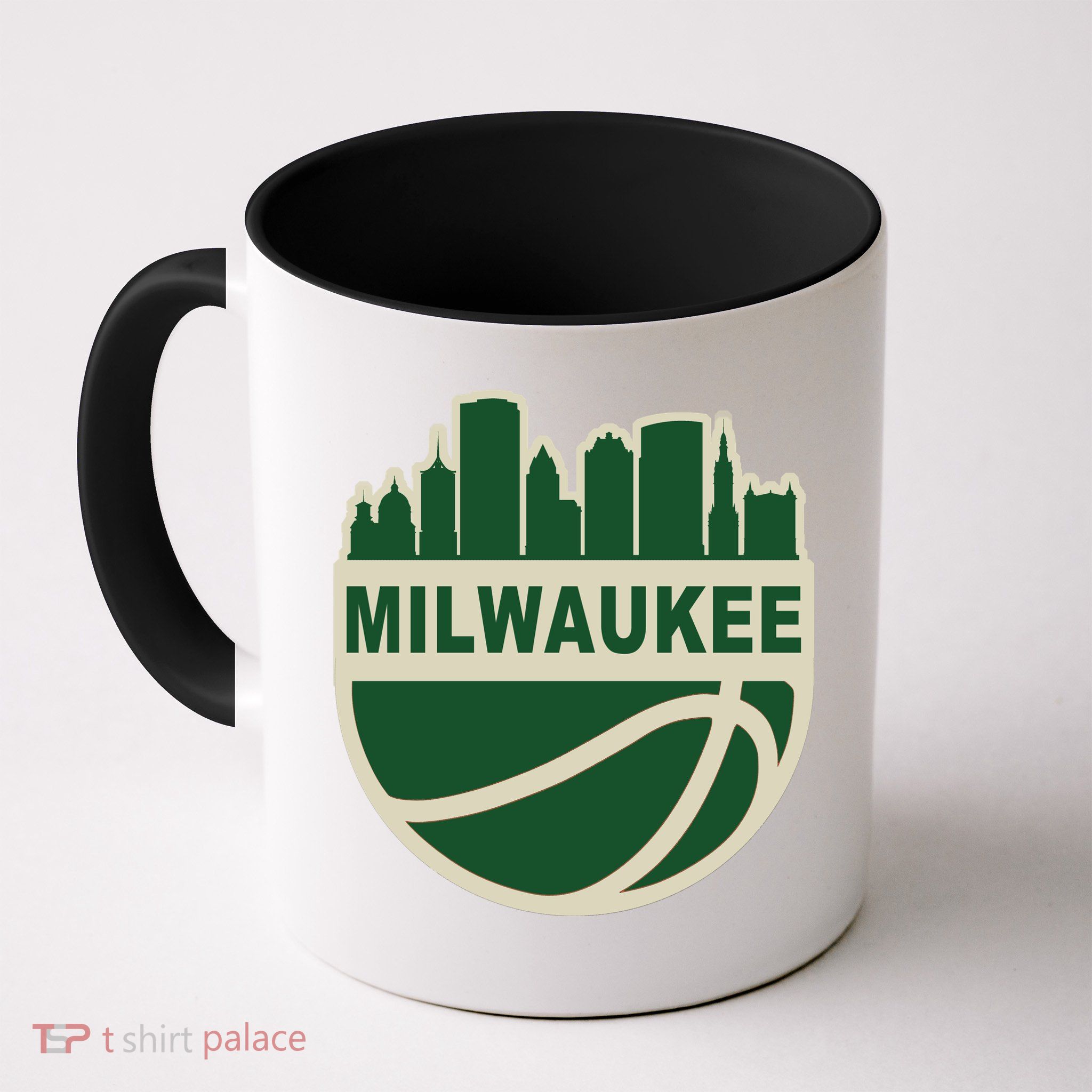 Milwaukee Basketball Wisconsin Cityscape Mug