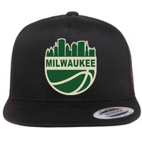 Milwaukee Basketball Wisconsin Cityscape Flatbill Hat