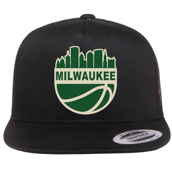 Milwaukee Basketball Wisconsin Cityscape Flatbill Hat