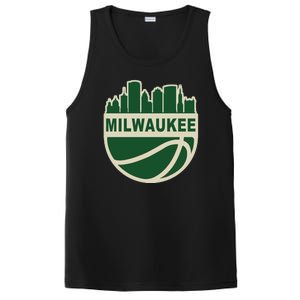 Milwaukee Basketball Wisconsin Cityscape PosiCharge Competitor Tank