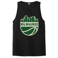 Milwaukee Basketball Wisconsin Cityscape PosiCharge Competitor Tank