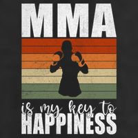 Mma Is My Key To Happiness Mixed Martial Arts Meaningful Gift 11oz C Handle Ceramic Mug