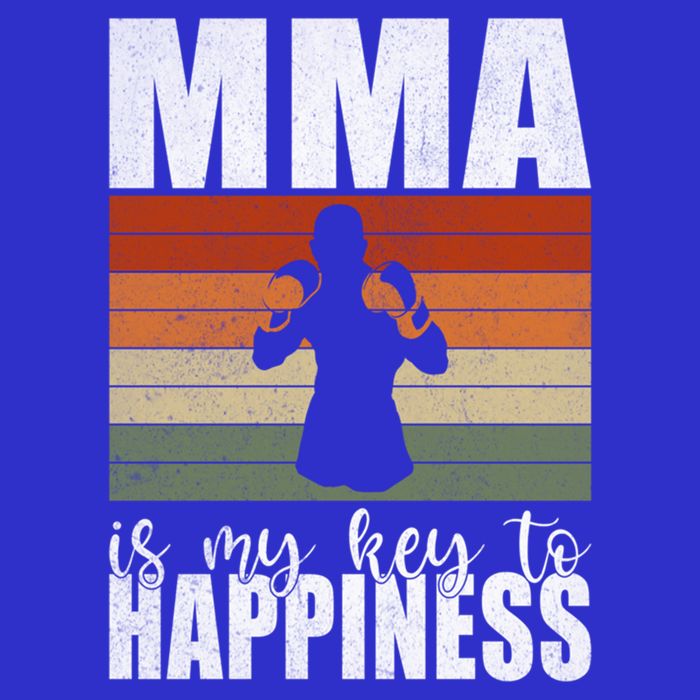 Mma Is My Key To Happiness Mixed Martial Arts Meaningful Gift Button