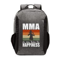 Mma Is My Key To Happiness Mixed Martial Arts Meaningful Gift Vector Backpack