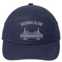 Mackinac Island Michigan 7-Panel Snapback Hat