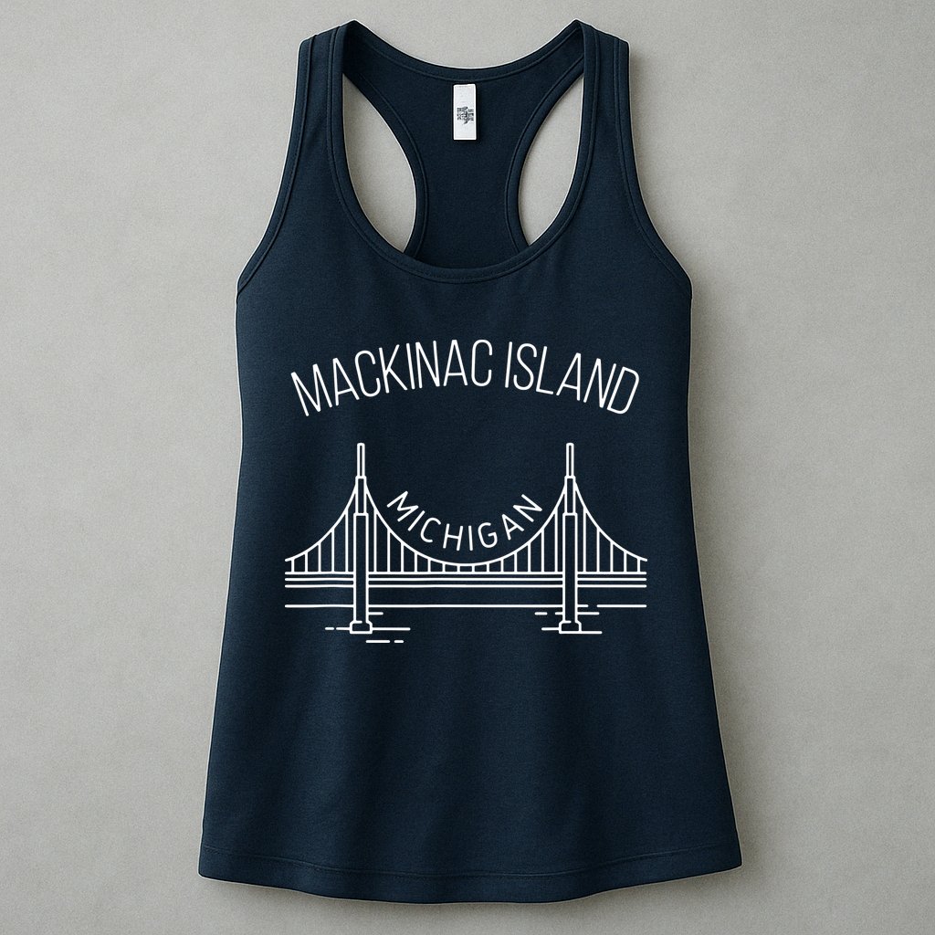 Mackinac Island Michigan Womens Tank Top