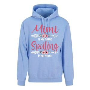 Mimi Is My Name Spoiling Is My Game Happy Mother's Day Gift Unisex Surf Hoodie