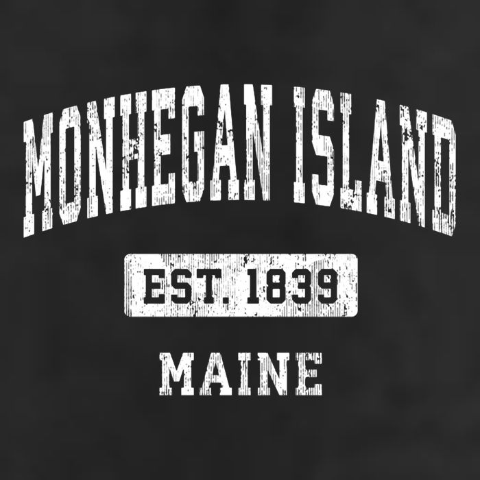 Monhegan Island Maine Me Vintage Sports Established Beanie