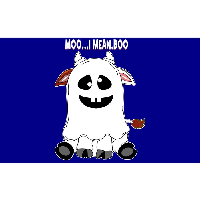 Moo I Mean Boo Funny Cow Halloween Gift Bumper Sticker