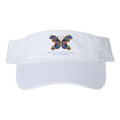Mackinac Island Michigan Souvenir Butterfly Graphic Visor
