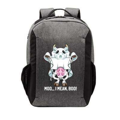 Moo I Mean Boo Ghost Cow Funny Halloween Costume Boys Cool Gift Vector Backpack