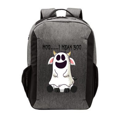 Moo I Mean Boo Ghost Cow Halloween Farmer Gift Vector Backpack