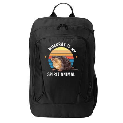 Muskrat Is My Spirit Animal City Backpack