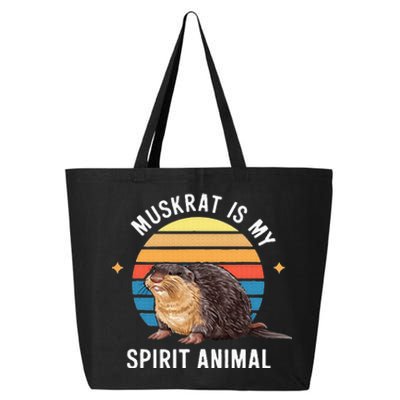 Muskrat Is My Spirit Animal 25L Jumbo Tote