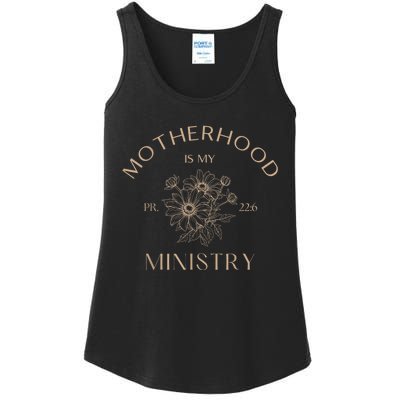 Motherhood Is My Ministry Homeschool Mom Christian Mom Ladies Essential Tank